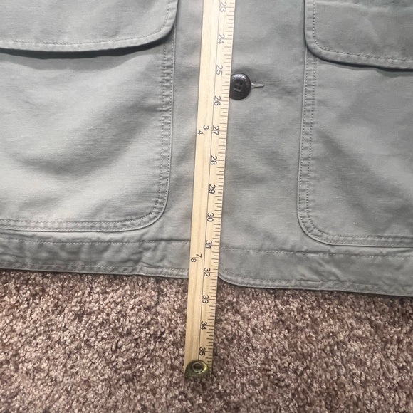 Vtg. LL Bean Men's Original Field Coat Barn Chore Canvas Brown, Cotton Lined Lg - Picture 11 of 14